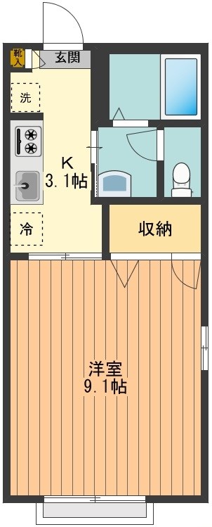 ソレーユＡ 間取り図