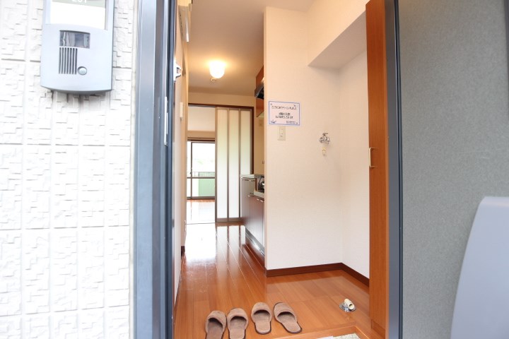 ソレーユＡ 玄関