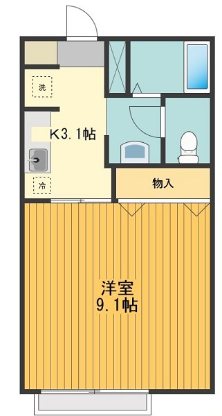 ソレーユＢ 間取り図