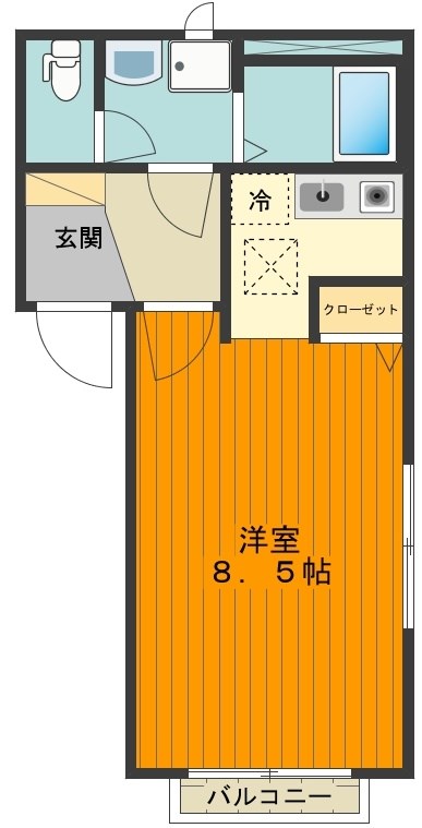 ライジングコート 間取り図