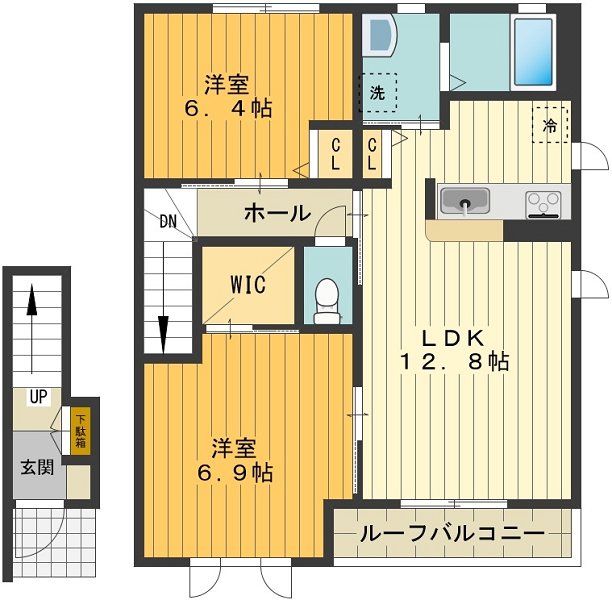 カーサベルデ 間取り図