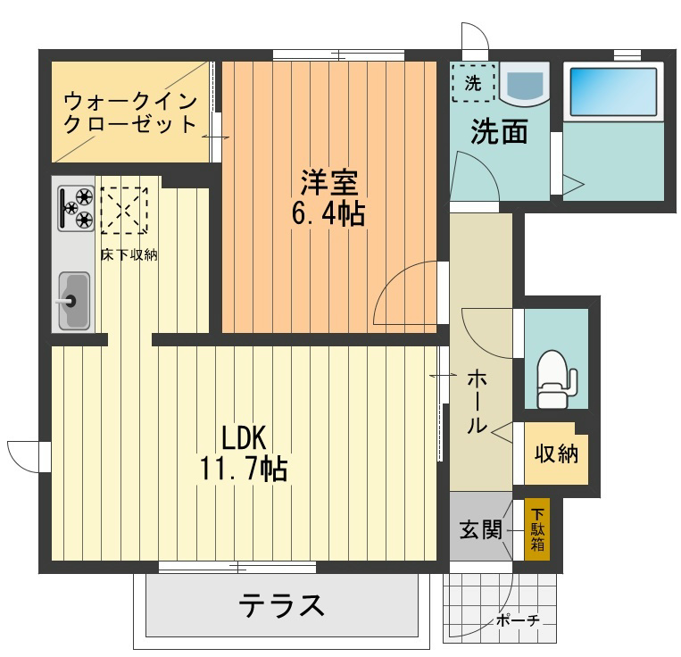 グランディス 間取り図