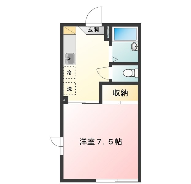 シャンポール・トヨ 間取り図
