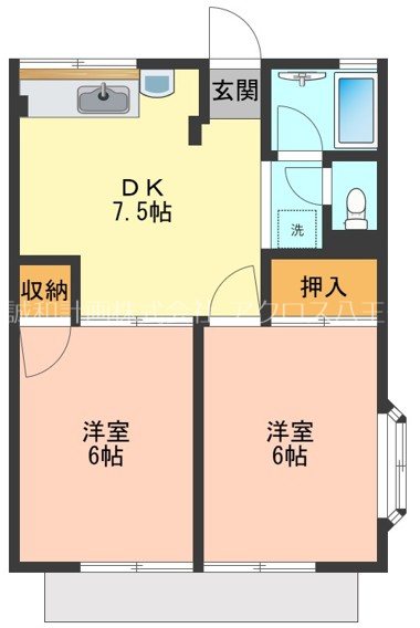 シティハイムセイセキ 間取り図
