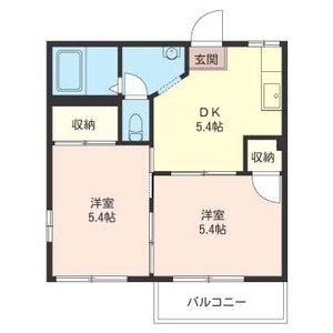 コーポ三起Ⅱ 間取り図