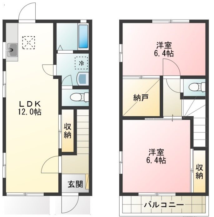 ラ・メゾン 間取り図