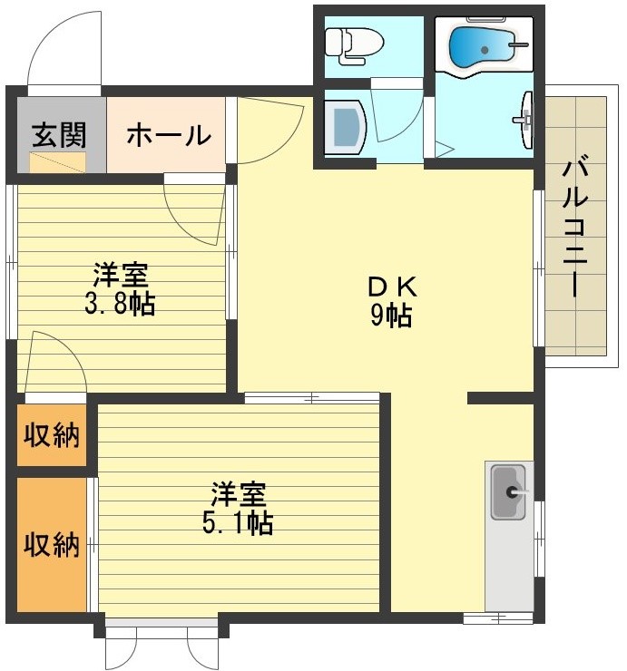 Casa・VerdeＢ 間取り図