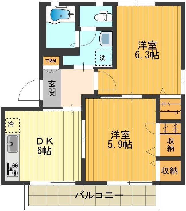 グリーンヴィラ 間取り図