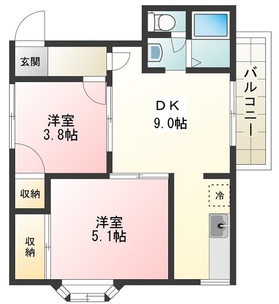 Casa・VerdeＢ 間取り図