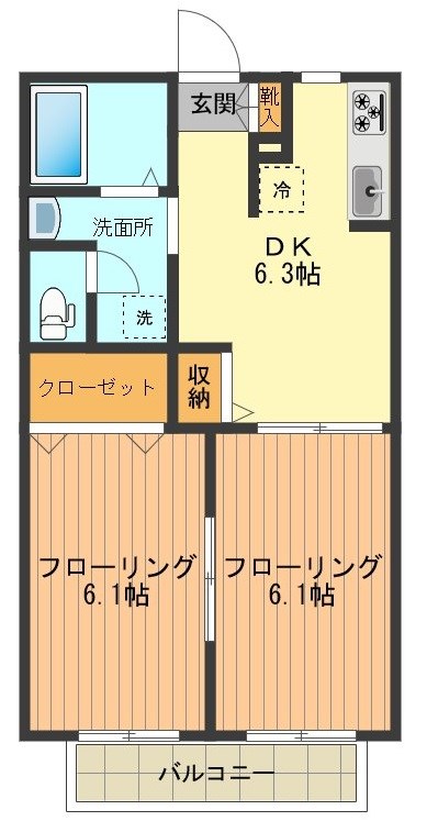 メゾンシエナ 間取り図