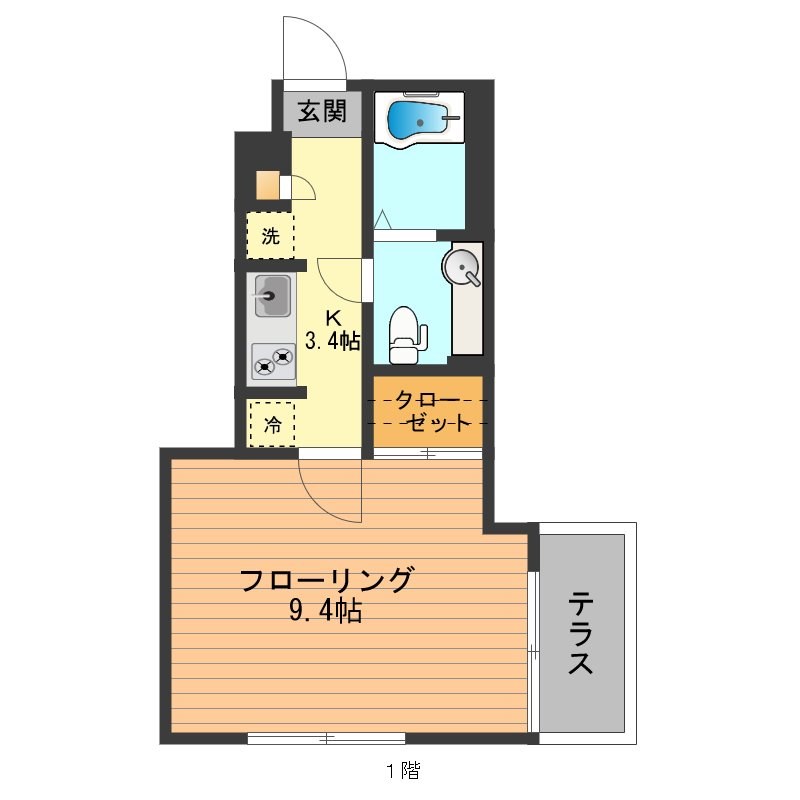 ミーナス片倉 間取り図