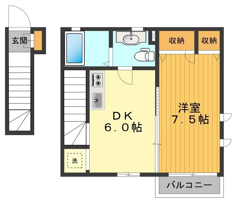 ミーナス片倉 間取り図