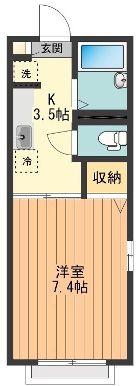 メルベーユ 間取り図