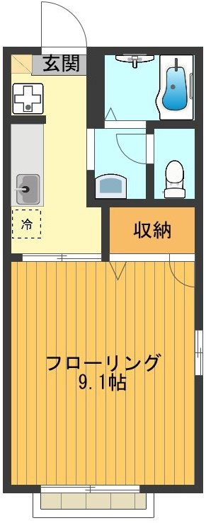 プラザコートⅡ 間取り図