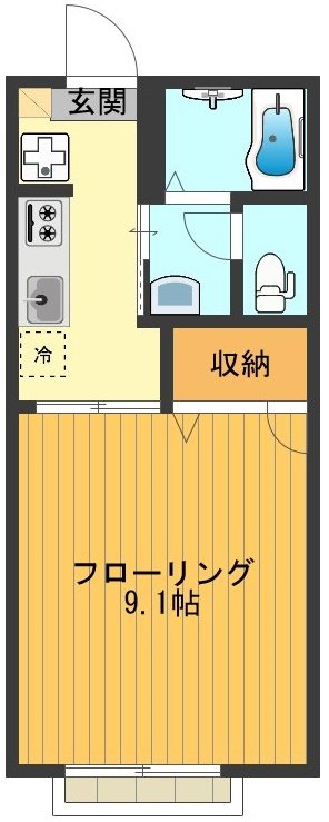 プラザコートⅡ 間取り図