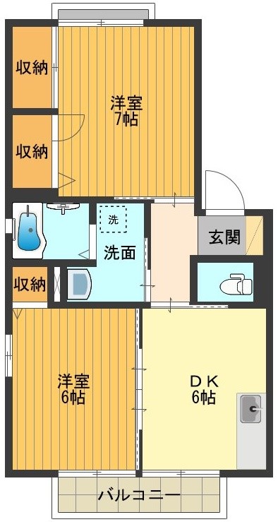 ベルハイツ 間取り図