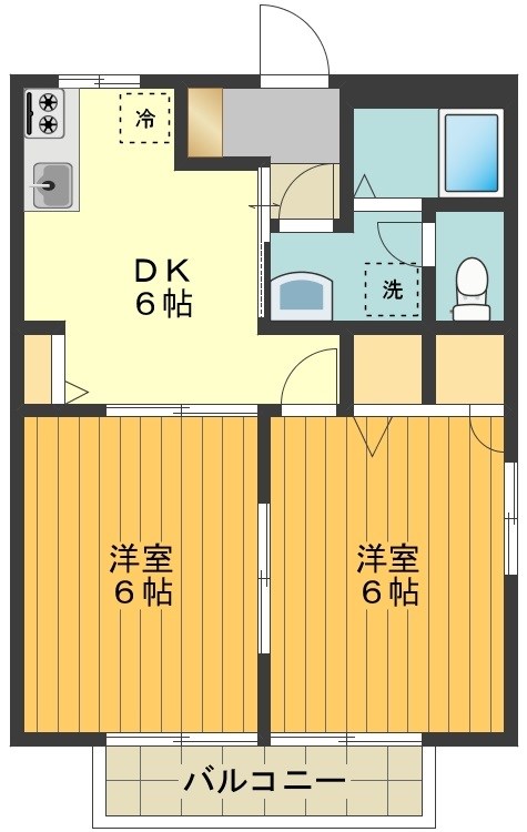 ヴィラ四谷 間取り図