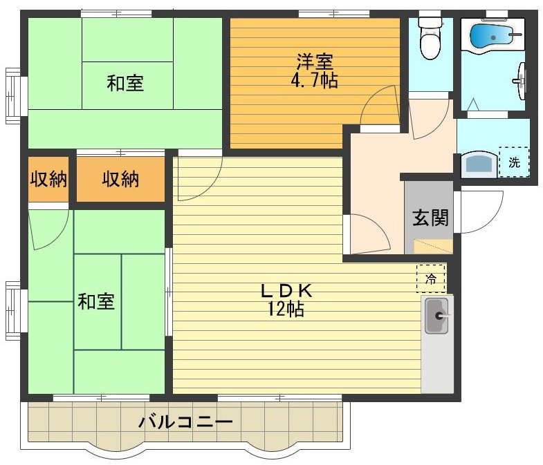 ラ・シャマード 間取り図