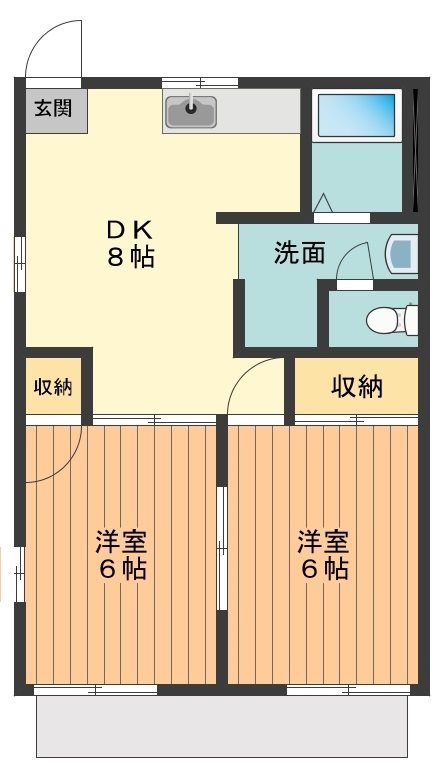 フレグランス片倉 間取り図