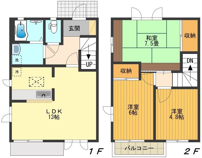ストークヴィレッジＣ 間取り図