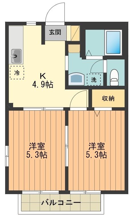 サンミッシェル 間取り図