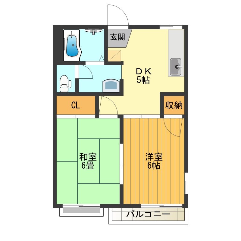 第２エステート吉武 間取り図