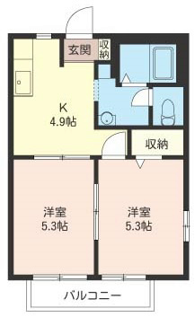 サンミッシェル 間取り図