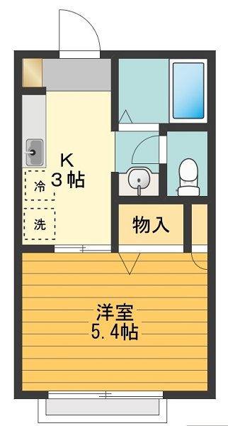 Green flats 間取り図