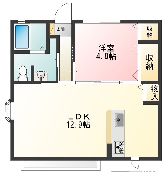 サニーハイツ 間取り図