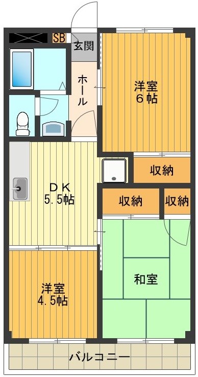 エクセレンス 間取り図