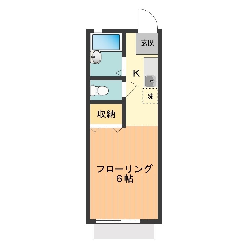 カレッジポート 間取り図