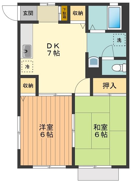 グランメール高尾 間取り図