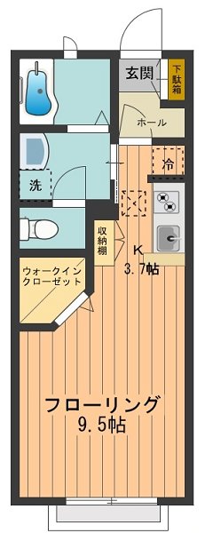 エスペランス  ドゥ  フルール 間取り図