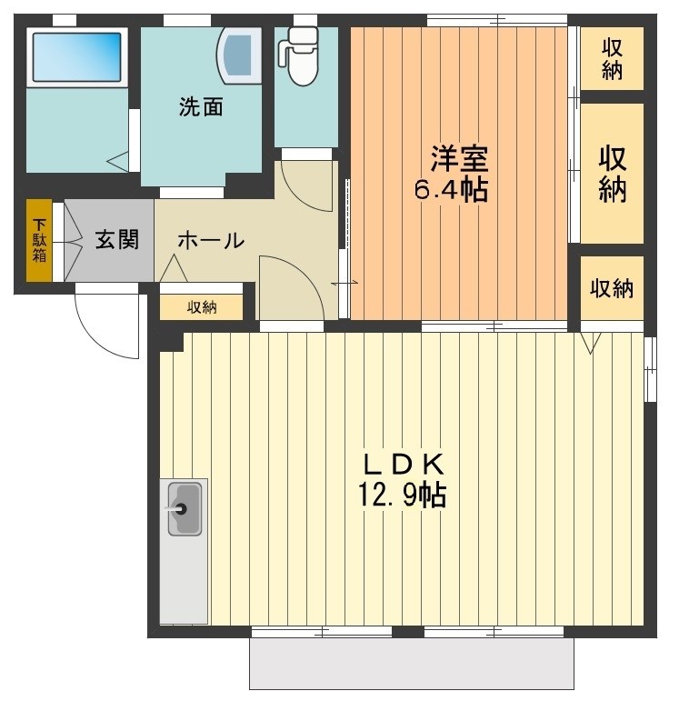 エスペランサＡ 間取り図