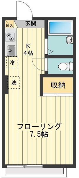 シングルＴ 間取り図