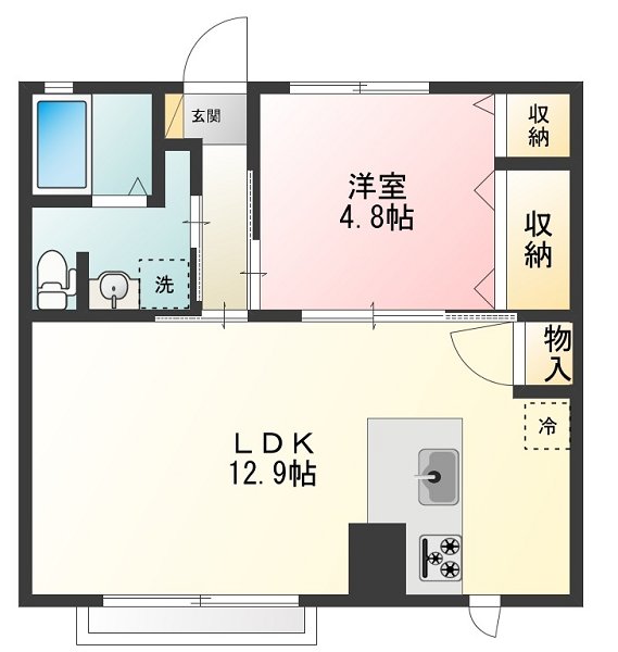 サニーハイツ 間取り図