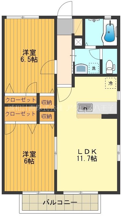 グランメールアイⅡ 間取り図