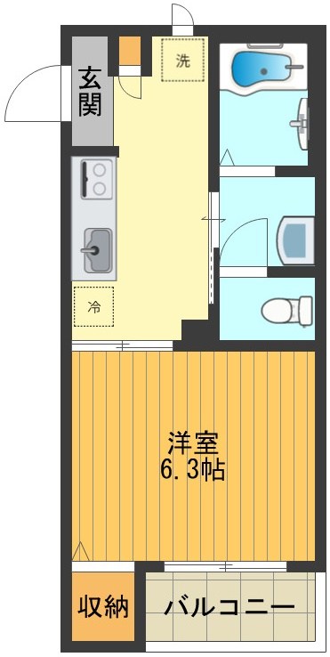 ラ・ベル･メゾン蒼風館 間取り図