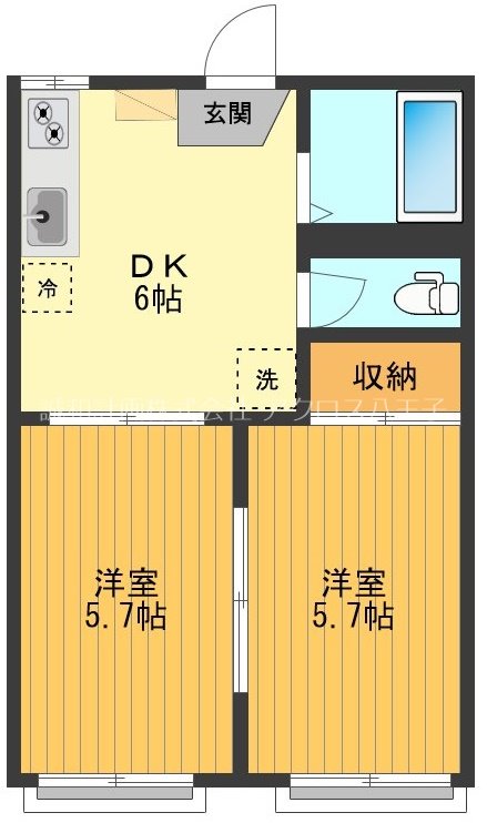 臼井ハイツ 間取り図