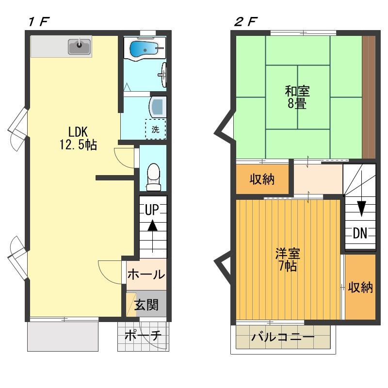 アネックスあづまＣ 間取り図