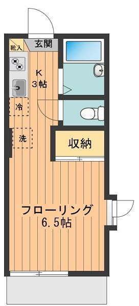 シングルＴ 間取り図
