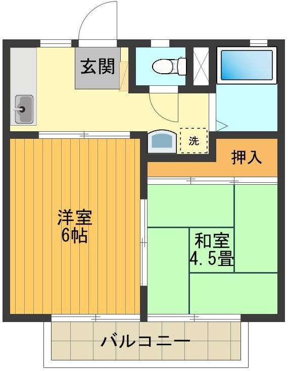 メゾン小山 間取り図