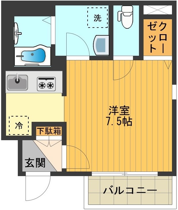 ローリングヒルズ 間取り図