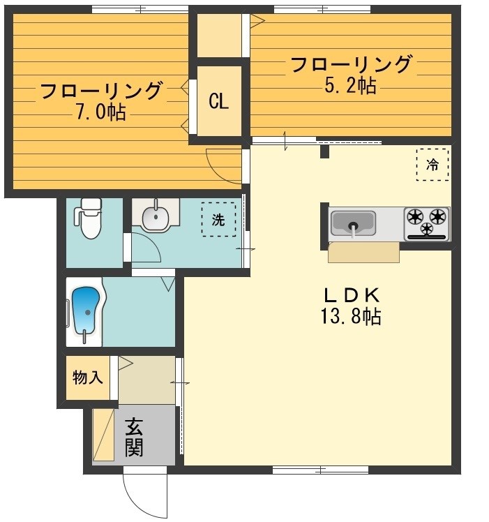 サンシャイン　エスⅢ 間取り図