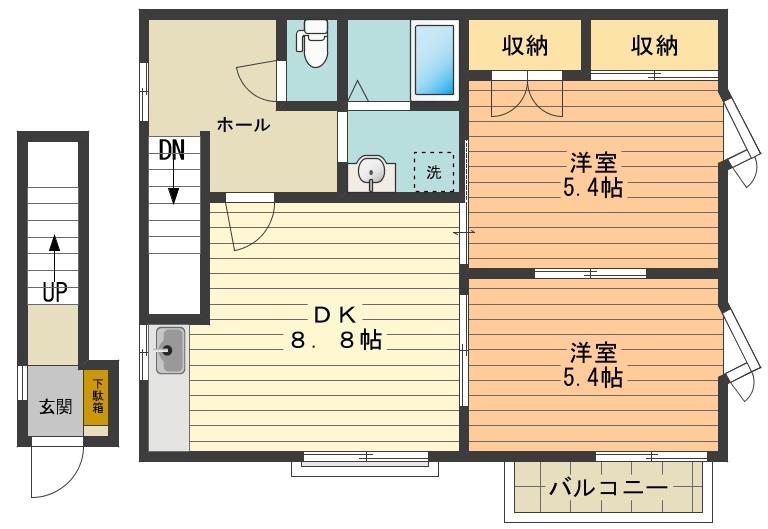 Casa・VerdeA 間取り図