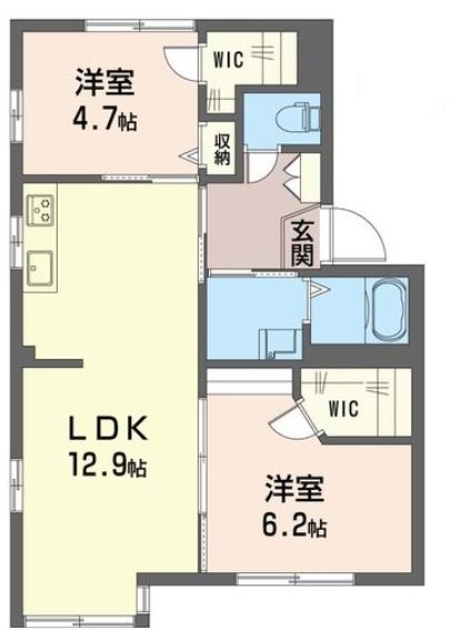 クレストＢ 間取り図