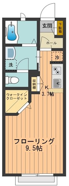エスペランス  ドゥ  フルール 間取り図