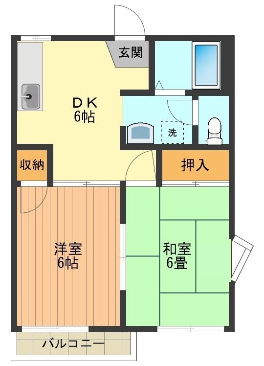 サンモール片倉 間取り図