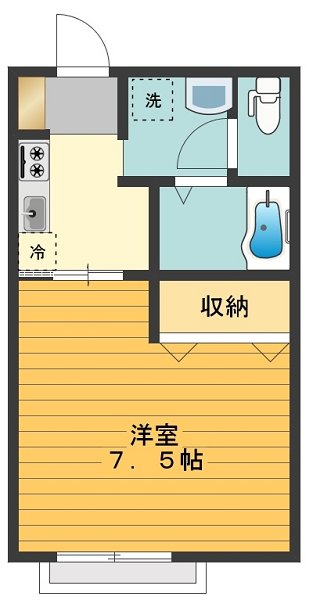 クォーレするさし 間取り図