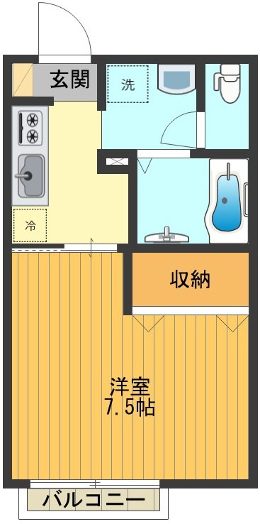 クォーレするさし 間取り図